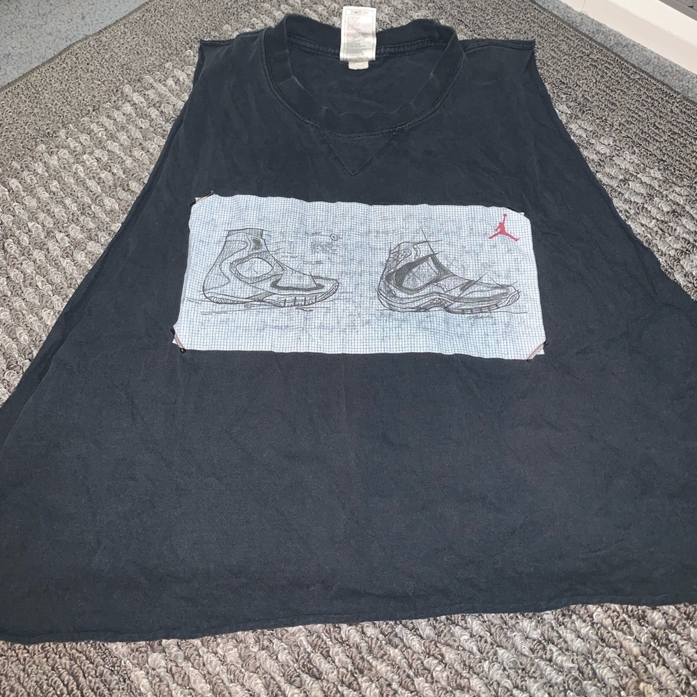 Jordan crop top work out tee